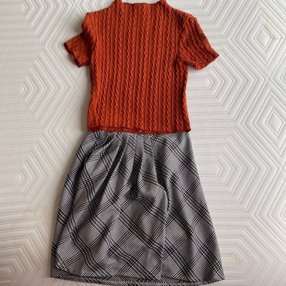Skirt and shirt
